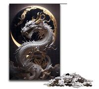Jigsaw Puzzles for Adults Piece Brave Dragon Wooden Jigsaw Brain Challenge Gift Educational Activity for Teenagers 1000 PCS(75x50cm)
