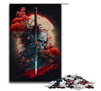 Jigsaw Puzzles for Adults Piece Deadly Blade Jigsaw Puzzles Perfect for Family Fun on Christmas Thanksgiving Birthdays & Easter 1000 PCS(75x50cm)