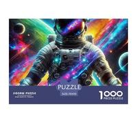 Jigsaw Puzzles for Adults Planet 1000 Pieces Educational Games Astronaut Home Decoration Gifts for Men for Kids And Adults 70x50cm