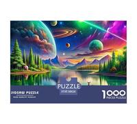 Jigsaw Puzzles for Adults Planet 1000 Pieces Puzzle Games Universe Theme Decoration Puzzle Ladies' Gifts for Both Adults And Children 38x26cm