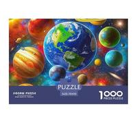 Jigsaw Puzzles for Adults Planet 1000 Pieces Puzzle Games Universe Theme Home Decoration Gifts for Men for Kids And Adults 70x50cm
