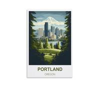 Jigsaw Puzzles for Adults，Portland Oregon Puzzles Micro Pieces Challenging Difficult Puzzles Christmas Birthday Gift Game Toys 70x100cm