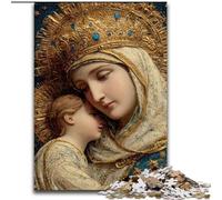 Jigsaw Puzzles for Adults Portrait of Mary The Mother, Family Game Stress Reliever Difficult Challenge A Work of Art for Ages 14+ (Size 50x75cm)