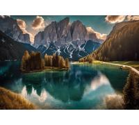 Jigsaw Puzzles for Adults - Pragser Wildsee, Dolomites, South Tyrol, Italy - Unique Suitable for Teenagers and Adults Challenging Puzzle Perfect for Game Nights_300pcs