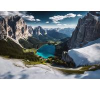 Jigsaw Puzzles for Adults - Pragser Wildsee, Dolomites, South Tyrol, Italy - Unique Suitable for Teenagers and Adults Challenging Puzzle Perfect for Game Nights_300pcs