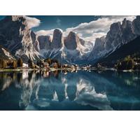 Jigsaw Puzzles for Adults - Pragser Wildsee, Dolomites, South Tyrol, Italy - Unique Suitable for Teenagers and Adults Challenging Puzzle Perfect for Game Nights_300pcs
