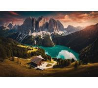Jigsaw Puzzles for Adults - Pragser Wildsee, Dolomites, South Tyrol, Italy - Unique Suitable for Teenagers and Adults Challenging Puzzle Perfect for Game Nights_300pcs