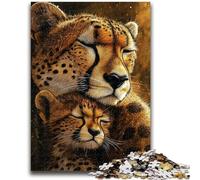 Jigsaw Puzzles for Adults Prairie Cheetah for Age 14+ Challenging To Complete But Fun And Humorous Great Gifts And Toys 50x75cm