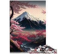 Jigsaw Puzzles for Adults Puzzle japanese cherry blossoms Premium 100% Recycled Board For Adults Kids Children Boy Girl Gift 10.27x14.96inch