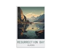 Jigsaw Puzzles for Adults，Resurrection Bay Alaska Puzzles Micro Pieces Challenging Difficult Puzzles Christmas Birthday Gift Game Toys 50x70cm