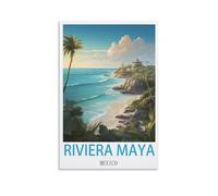 Jigsaw Puzzles for Adults，Riviera Maya Mexico Posters Puzzles for Adults, Challenging Puzzles, Puzzle Game for The Whole for Women,Gifts for Men, 100x70CM