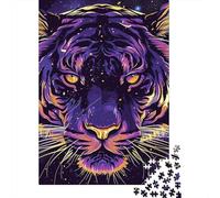 Jigsaw Puzzles for Adults Robot Tiger 500 Piece Puzzle Wooden Puzzle for Adults And 18 Years Old And Up Games Toys Gift 500pcs (52x38cm)