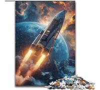 Jigsaw Puzzles for Adults Rocket, Educational Toys for Is Ideal As A Gift for The Whole Family for And 14 Years Old (Size 26x38cm)