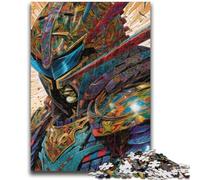 Jigsaw Puzzles for Adults Samurai Help The Brain Exercise Addictive Toys to Cultivate Patience Suitable for Couples 26x38cm