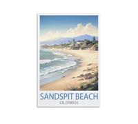 Jigsaw Puzzles for Adults，Sandspit Beach California Puzzles Micro Pieces Challenging Difficult Puzzles Christmas Birthday Gift Game Toys 70x100cm