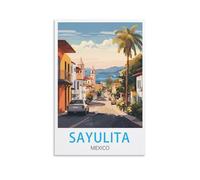 Jigsaw Puzzles for Adults，Sayulita Mexico Challenging Puzzles for Family Game Night, Home Décor 26x38cm