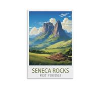 Jigsaw Puzzles for Adults，Seneca Rocks West Virginia Posters，Challenging Puzzles for Family Game Night, Home Décor 70x50cm