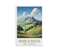 Jigsaw Puzzles for Adults，Seneca Rocks West Virginia Posters，Challenging Puzzles for Family Game Night, Home Décor 52x38cm