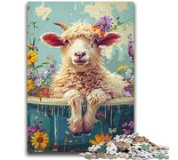 Jigsaw Puzzles for Adults Sheep Help The Brain Exercise Addictive Toys to Cultivate Patience Suitable for Couples 50x75cm