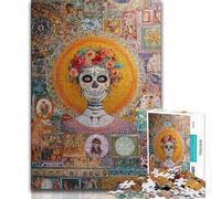Jigsaw Puzzles for Adults Skeleton Art, Toys Educational Games Stress Relieving,is Ideal As Gifts for The Whole Family for Age 14+ 38x26cm
