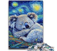 Jigsaw Puzzles for Adults Sloth Night Sky Challenging To Complete But Fun And Humorous Unique Home Decor And Gifts 26x38cm