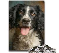 Jigsaw Puzzles for Adults Smiling Dog Challenging To Complete But Fun And Humorous Unique Home Decor And Gifts 26x38cm