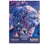 Jigsaw Puzzles for Adults Snow Leopard 1000 Pieces Educational Games Wildlife Theme Home Decoration Gifts for Men for Kids And Adults 38x26cm