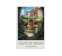 Jigsaw Puzzles for Adults，South of Broad Neighborhood Puzzles Micro Pieces Challenging Difficult Puzzles Christmas Birthday Gift Game Toys 26x38cm