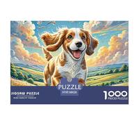 Jigsaw Puzzles for Adults Spanish Water Dog 1000 Piece Jigsaw Challenge Toy Scenic Scene Theme Home Decoration Ladies' Gifts for Both Adults And Children 38x26cm/1000pcs