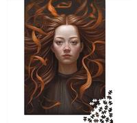 Jigsaw Puzzles For Adults Surreal Artwork Wooden Puzzle 500 Piece Creative Rectangular Jigsaw Brain Teasers Game 500pcs (52x38cm)