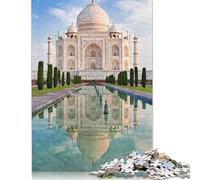 Jigsaw Puzzles for Adults Taj Mahal 1000 Pieces Jigsaw Puzzles Wooden Creative Jigsaw Puzzle for Adults Family Educational Game for Adult & Teenagers 1000pcs (75x50cm)