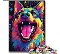 Jigsaw Puzzles for Adults Teenagers Jigsaws Puzzle A Happy Naughty Dog for Age 14+ Intellectual Game Christmas Birthday Gifts 70x100cm