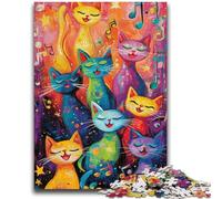 Jigsaw Puzzles for Adults Teenagers Jigsaws Puzzle Abstract Art Cat Challenging Game Toys Deal As Gifts for The Whole Family for Ages 14+ 50x75cm
