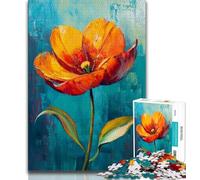 Jigsaw Puzzles for Adults Teenagers Jigsaws Puzzle Abstract Flowers Oil Painting,Help The Brain Exercise Addictive Toys to Cultivate Patience Artists Collection,Fine Art (38x26cm)