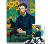 Jigsaw Puzzles for Adults Teenagers Jigsaws Puzzle An Attractive Man, Brain Teaser,is Ideal As Gifts for The Whole Family Suitable for And 14 38x26cm