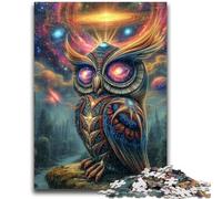 Jigsaw Puzzles for Adults Teenagers Jigsaws Puzzle Animal Fantasy Owl Challenging Game for The Whole for Women, Gifts for Men 26x38cm