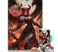 Jigsaw Puzzles for Adults Teenagers Jigsaws Puzzle Anime Demon Girl,Educational Stress Relief Toy for Is Ideal As A Gift for The Whole Family 50x75cm