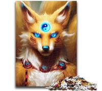 Jigsaw Puzzles for Adults Teenagers Jigsaws Puzzle Anime Fox God Brain Intelligence Challenge Addictive Toys Birthday Present, Gifts, Wall Art 50x75cm