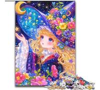 Jigsaw Puzzles for Adults Teenagers Jigsaws Puzzle Anime Girl Wizard Educational Games Home Decoration Birthday Present, Gifts, Wall Art (size 50x75cm)