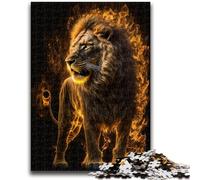 Jigsaw Puzzles for Adults Teenagers Jigsaws Puzzle Art Colourful Lions for And from 14 Years And over Play Toys Because It Is Ideal As A Gift for The Whole Family 50x75cm