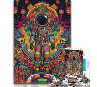 Jigsaw Puzzles for Adults Teenagers Jigsaws Puzzle Astronaut Dream,Challenging Game for Is Ideal As A Gift for The Whole Family (38x26cm)