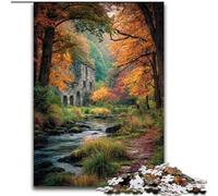 Jigsaw Puzzles for Adults Teenagers Jigsaws Puzzle Autumn Forest, Family Fun Games Is Ideal As A Gift for The Whole Family (Size 26x38cm)
