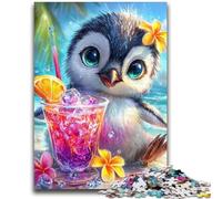 Jigsaw Puzzles for Adults Teenagers Jigsaws Puzzle Baby Penguin for And from 14 Years And over Play Toys Because It Is Ideal As A Gift for The Whole Family 38x26cm