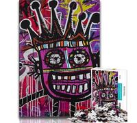 Jigsaw Puzzles for Adults Teenagers Jigsaws Puzzle Basquiat-style Child,Educational Stress Relief Toy for Is Ideal As A Gift for The Whole Family (38x26cm)