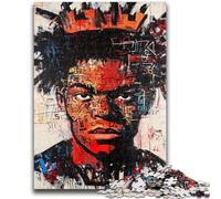 Jigsaw Puzzles for Adults Teenagers Jigsaws Puzzle Basquiat-style Crown Challenging Game for The Whole for Women, Gifts for Men 26x38cm