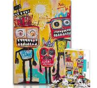 Jigsaw Puzzles for Adults Teenagers Jigsaws Puzzle Basquiat-style,Educational Stress Relief Toy for Is Ideal As A Gift for The Whole Family (38x26cm)