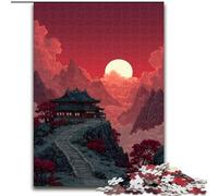 Jigsaw Puzzles for Adults Teenagers Jigsaws Puzzle Beautiful Mountains, Game Toys Every Piece Is Unique - Challenging Family Fun Game for for Age 14 (Size 26x38cm)