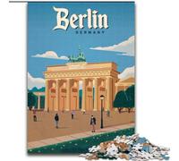 Jigsaw Puzzles for Adults Teenagers Jigsaws Puzzle Berlin Brandenburg, Educational Games Home Decoration Is Ideal As A Gift for The Whole Family 26x38cm