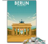 Jigsaw Puzzles for Adults Teenagers Jigsaws Puzzle Berlin Vintage Travel Art, Educational Games Home Decoration Is Ideal As A Gift for The Whole Family 26x38cm