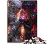 Jigsaw Puzzles for Adults Teenagers Jigsaws Puzzle Black And White Angel Stress Reliever Difficult Challenge Deal As Gifts for The Whole Family 50x75cm
